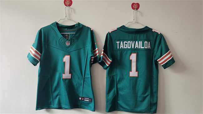 Women's Miami Dolphins #1 Tua Tagovailoa Aqua F.U.S.E Vapor Untouchable Stitched Jersey,We sell and wholesale Women's Miami Dolphins #1 Tua Tagovailoa Aqua F.U.S.E Vapor Untouchable Stitched Jersey on line form chian!